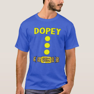 Dopey Zwarf Halloween Kostümfarbe Farbe Matching F T-Shirt