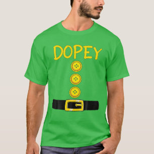Dopey Zwarf Halloween Kostümfarbe passt Dopey T-Shirt