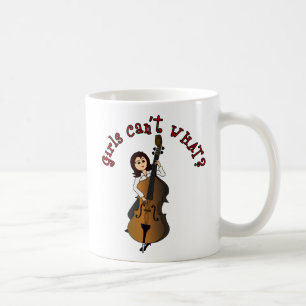 Doppel-Bass-Girl Tasse