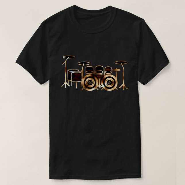Doppel-Bass-Set T-Shirt (Design vorne)
