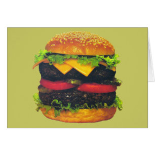 Doppel-Deluxe Hamburger mit Käse