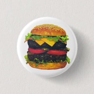 Doppel-Deluxe Hamburger mit Käse Button