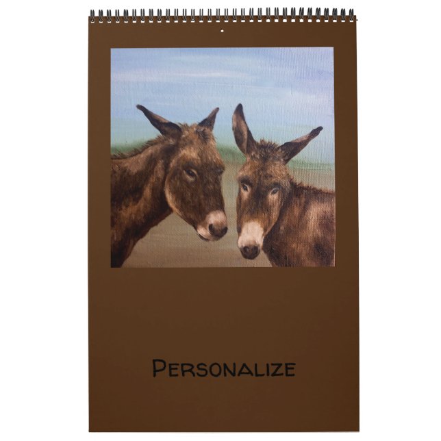 Doppel-Donkey-Kalender Kalender (Titelbild)