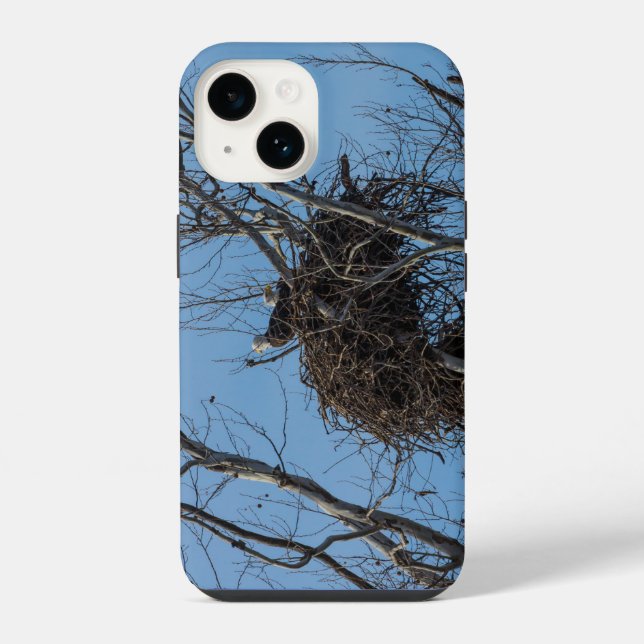 Doppel Eagle Trouble iPhone Case Hülle (Rückseite)