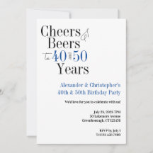 Doppel-Feier Chef Ber Birthday Party Blue