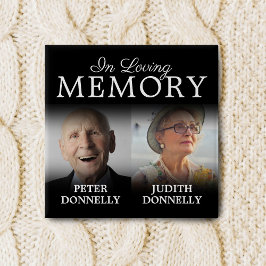 Doppel-Feier zum Gedenken an das Leben Button