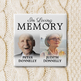 Doppel-Feier zum Gedenken an das Leben Button