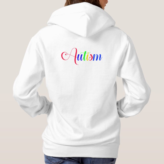 Doppel-gedecktes Damengrundhemd Hoodie (Rückseite)