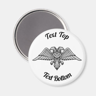 Doppel gehackter Adlermagnet Magnet