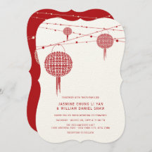 Doppel Glück Red Lanterns Chic Chinese Wedding