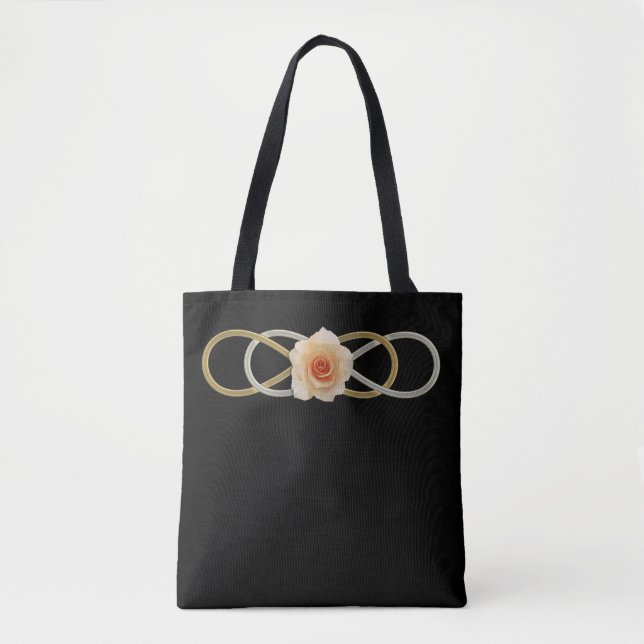Doppel-Infinity-Goldsilber-ROSE (Vorderseite)