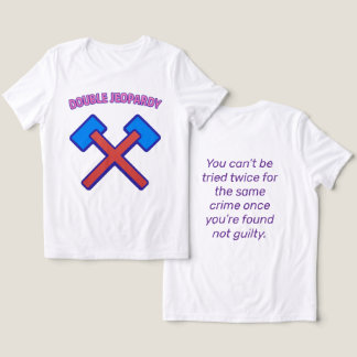 Doppel-Jeopardy: Ein Prozess, eine Justiz Tri-Blend Shirt