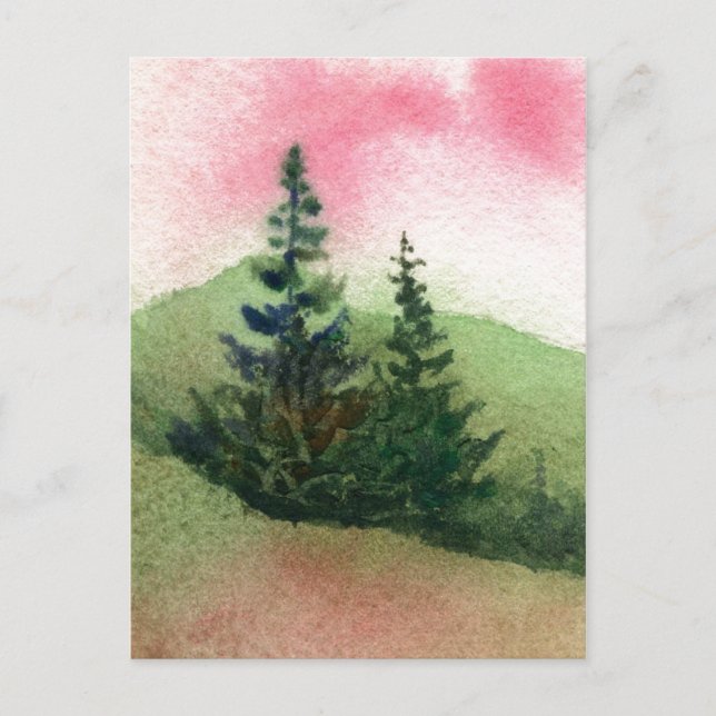 "Doppel-Pines" - Länderstraßen Postkarte (Vorderseite)