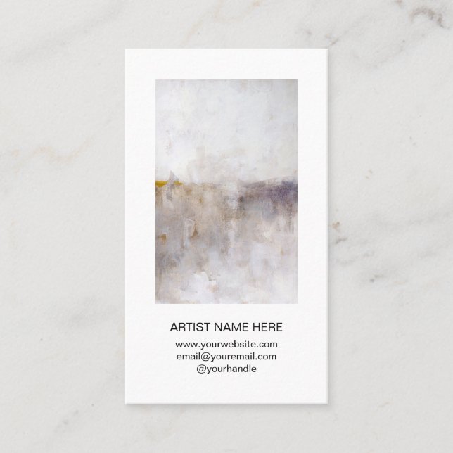 Doppel-Side-Art-Foto Visitenkarte (Vorderseite)