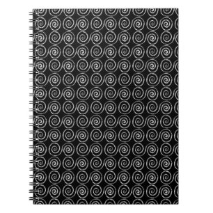 Doppel-Spiral-Keltenmuster Notizblock