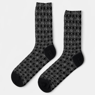 Doppel-Spiral-Keltenmuster Socken
