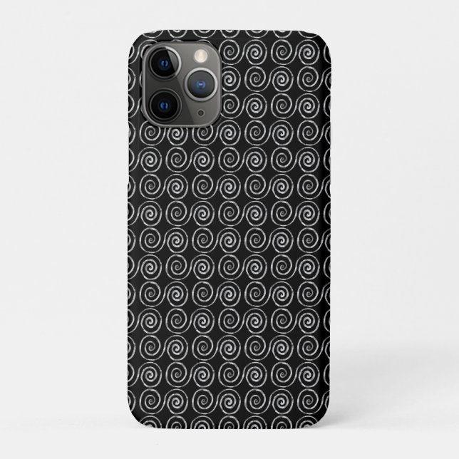 Doppel-Spirale-Keltenmuster Case-Mate iPhone Hülle (Rückseite)