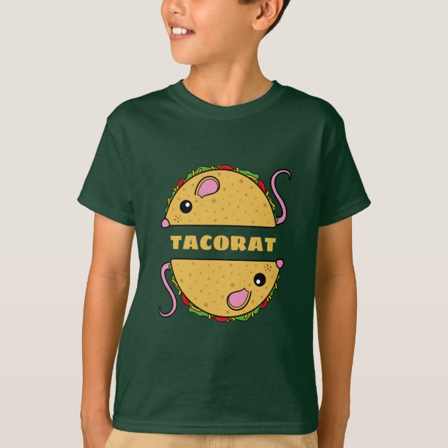 Doppel Taco Rat T - Shirt (Kind) (Vorderseite)