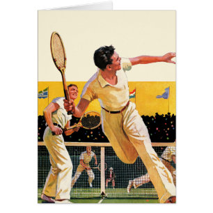 Doppel-Tennis-Match