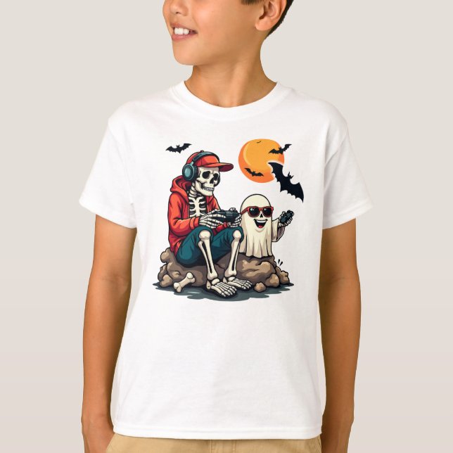 Doppel Tote, Spuk Gamer T-Shirt (Vorderseite)