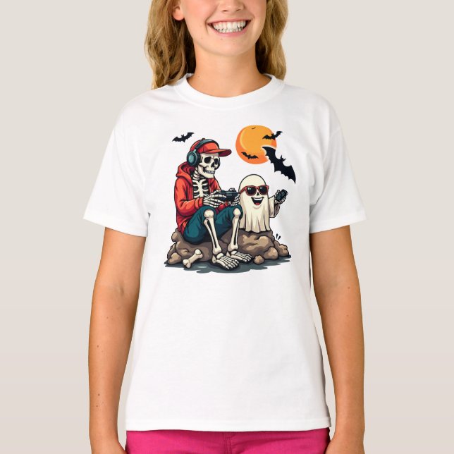 Doppel Tote, Spuk Gamer T-Shirt (Vorderseite)