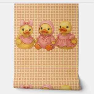 Doppel Trio in rosa Outfits Tapete