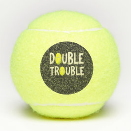Doppel Trouble Funny Tennis Balls Tennisbälle