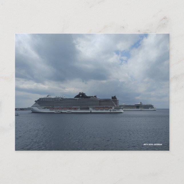 Doppel verankert im Paradies Postkarte (Vorderseite)