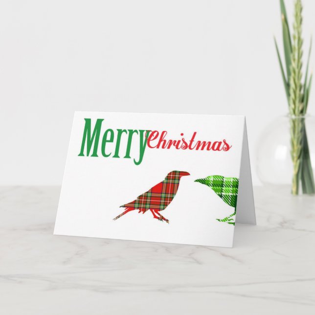 Doppel-Weihnachtskarte Feiertagskarte (Vorderseite)