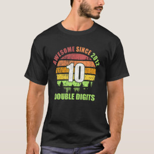 Doppel-Ziffern 10. Geburtstag Phantastisch seit 20 T-Shirt