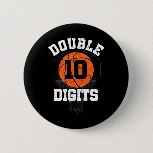 Doppel-Ziffern Geburtstagsdekorationen Junge 10. A Button