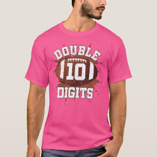 Doppel-Ziffern Geburtstagsdekorationen Junge 10 Fu T-Shirt