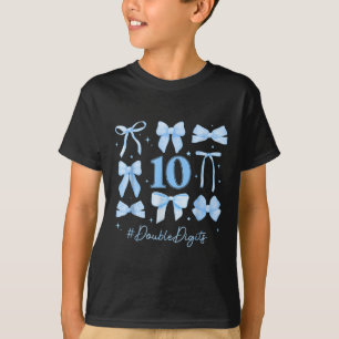 Doppel-Ziffern Geburtstagskleidung 10. Geburtstags T-Shirt