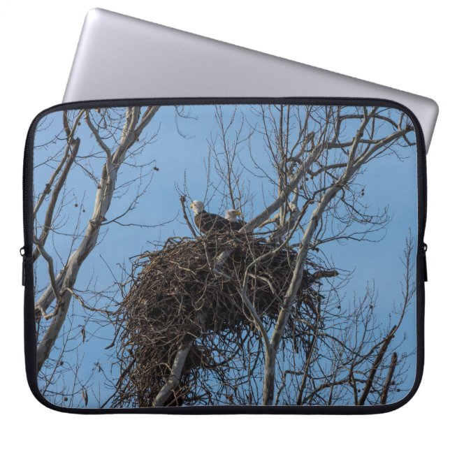Doppeladler-Problem Laptopschutzhülle (Vorderseite)