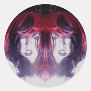 Doppelaufkleber Runder Aufkleber