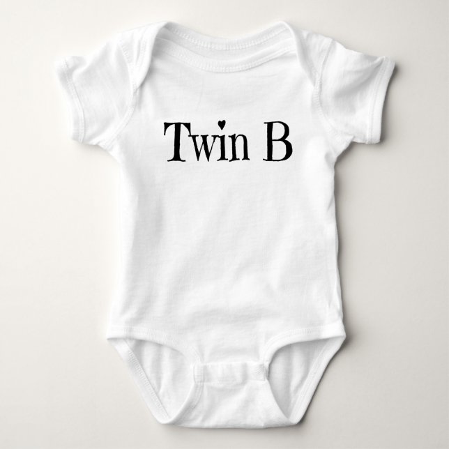 Doppelbaby-Kleidung - Baby Strampler (Vorderseite)