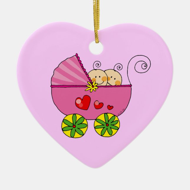 DoppelBabys Keramikornament (Vorne)