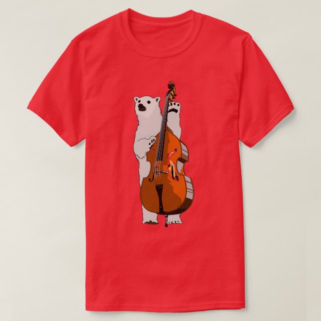 Doppelbarsch-Polar T-Shirt (Design vorne)