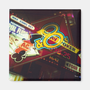 Doppelbelichtung, Innenraum Casino, Las Vegas, Magnet