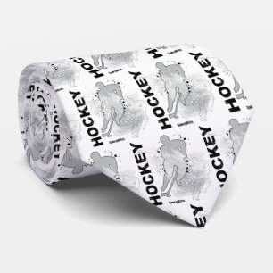 Doppelbild-Hockeyspieler-Schlips Krawatte