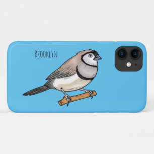 Doppelbindfink Vogel Cartoon-Illustration Case-Mate iPhone Hülle