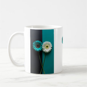 Doppelblüte Stille Balance Gepaarte Blütenblätter Kaffeetasse