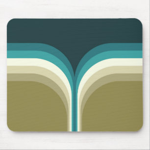 Doppelbogendekoration im Retrostil Mousepad
