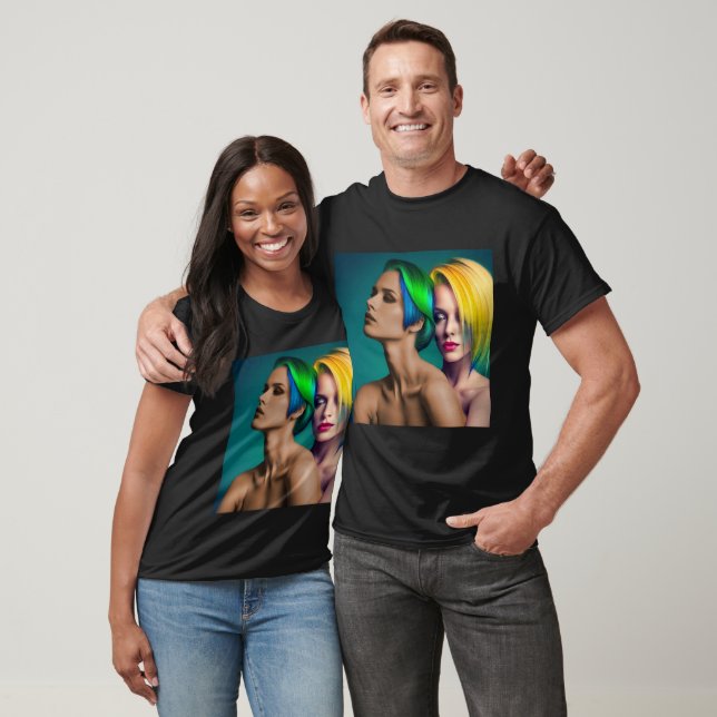 Doppelbogenportrait T-Shirt (Unisex)