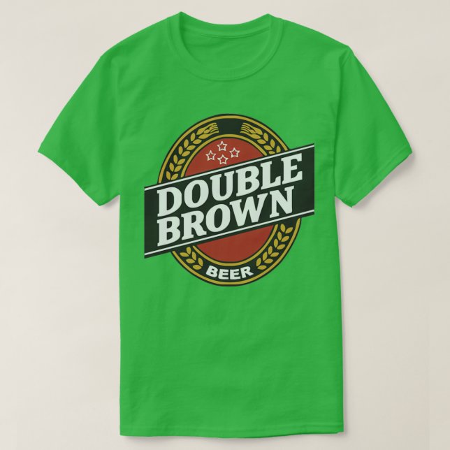 Doppelbraun T T-Shirt (Design vorne)