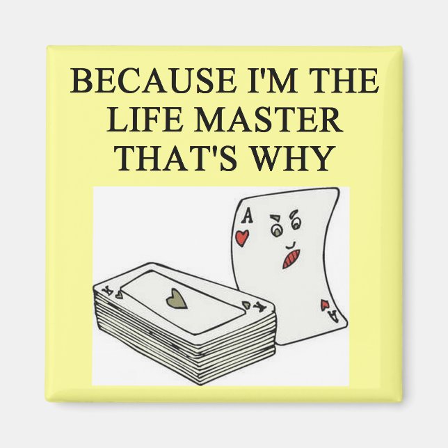 Doppelbrücken-Witz Magnet (Vorne)