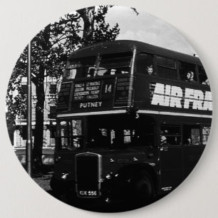 Doppeldeckbus Vintag England London Button