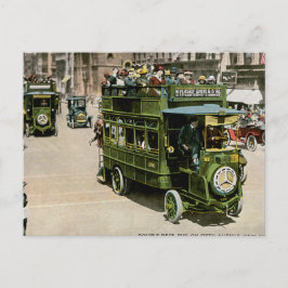 Doppeldecker-Bus auf der 5th Avenue Postkarte