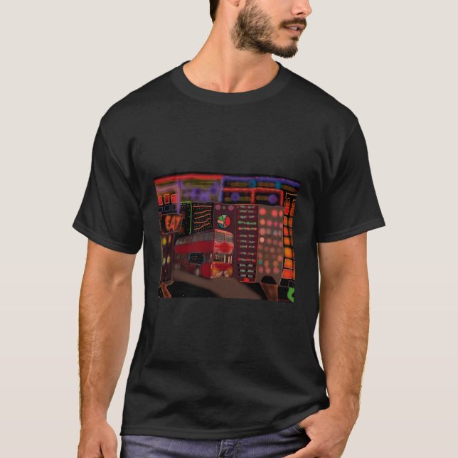 Doppeldecker-Bus Kowloon City T - Shirt (Vorderseite)
