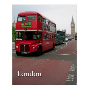 Doppeldecker Bus London Perfect Poster